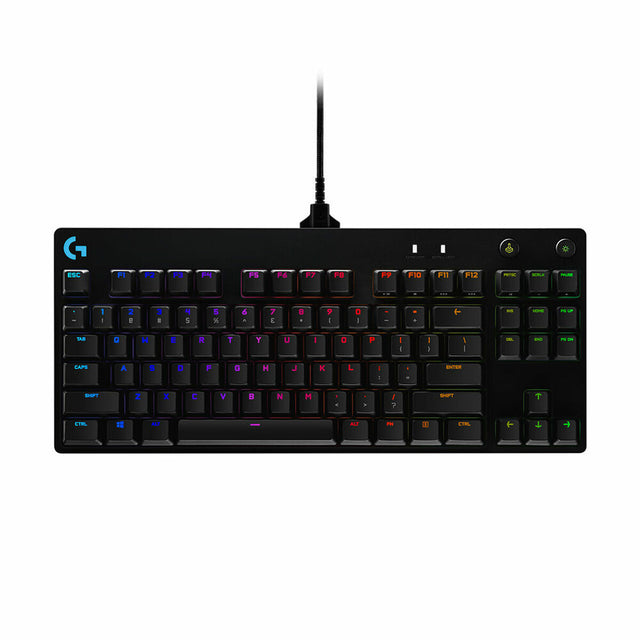 Teclado Logitech CD68998 Negro RGB LED