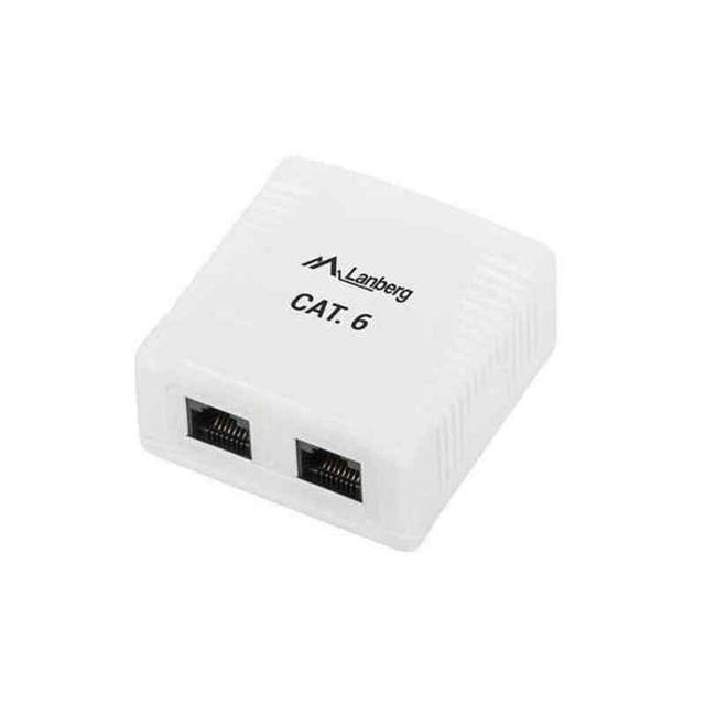 Conector RJ45 Categoría 6 UTP Lanberg OU6-0002-W