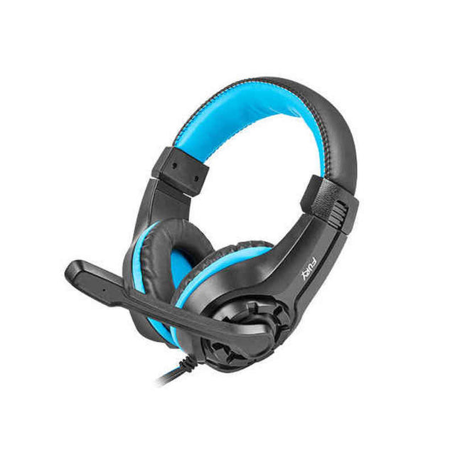 Auriculares con Micrófono Fury Wildcat Negro Azul