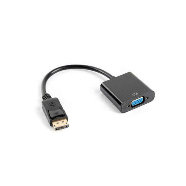 Lanberg AD-0002-BK DisplayPort-zu-VGA-Adapter Schwarz