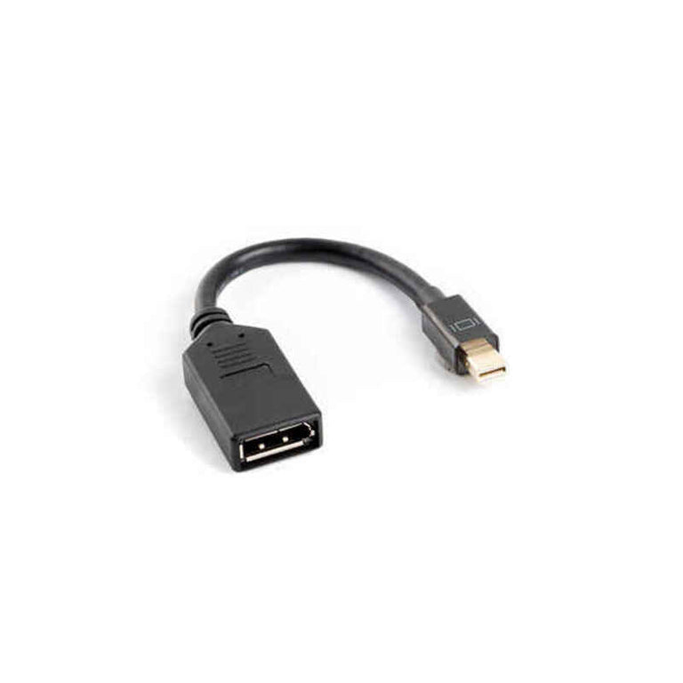 Kabel DisplayPort Mini zu DisplayPort Lanberg AD-0003-BK Schwarz 10 cm