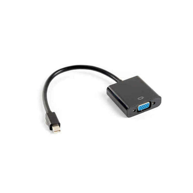 Lanberg AD-0006-BK Mini DisplayPort auf VGA Adapter Schwarz