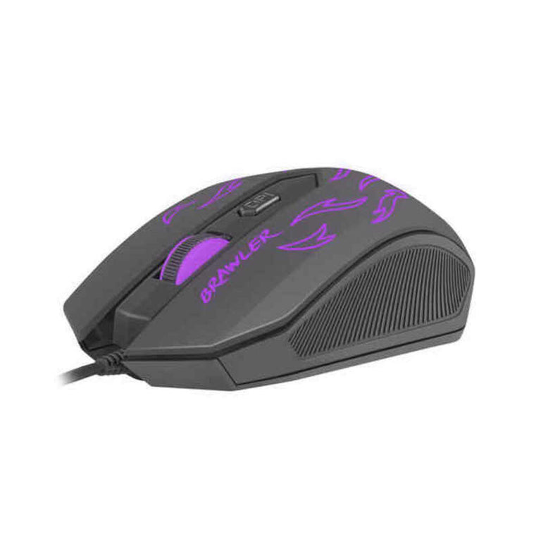 Ratón Gaming Fury Brawler 1600 DPI Negro