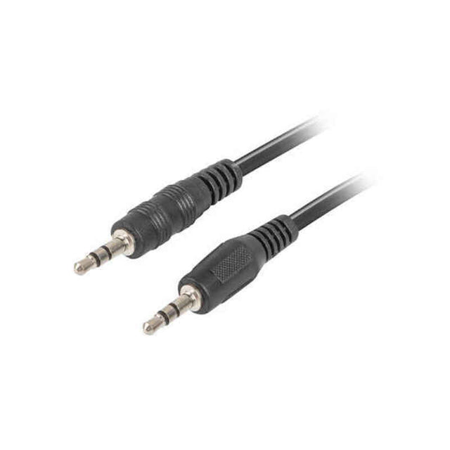 Cable Alargador Jack (3,5 mm) Lanberg Negro