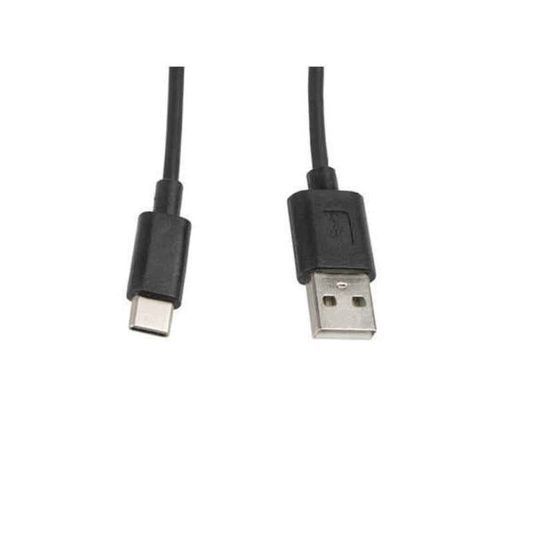 Cable USB A 2.0 a USB C Lanberg 480 Mb/s Negro