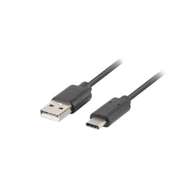 USB A 2.0 auf USB C Kabel Lanberg 480 Mbit/s Schwarz