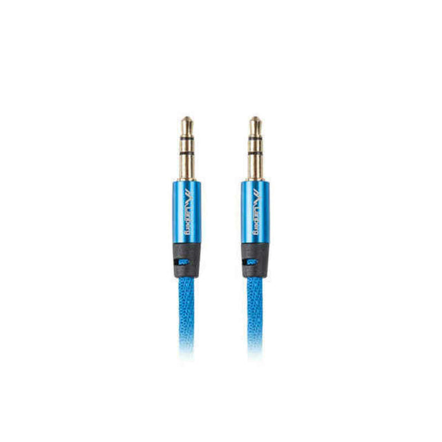 Audio-Klinkenkabel (3,5 mm) Lanberg CA-MJMJ-10CU-0010-BL Blau 1 m