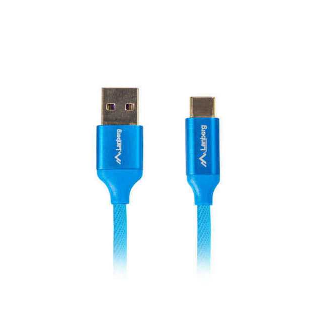 USB-A-auf-USB-C-Kabel Lanberg Quick Charge 3.0 Blau