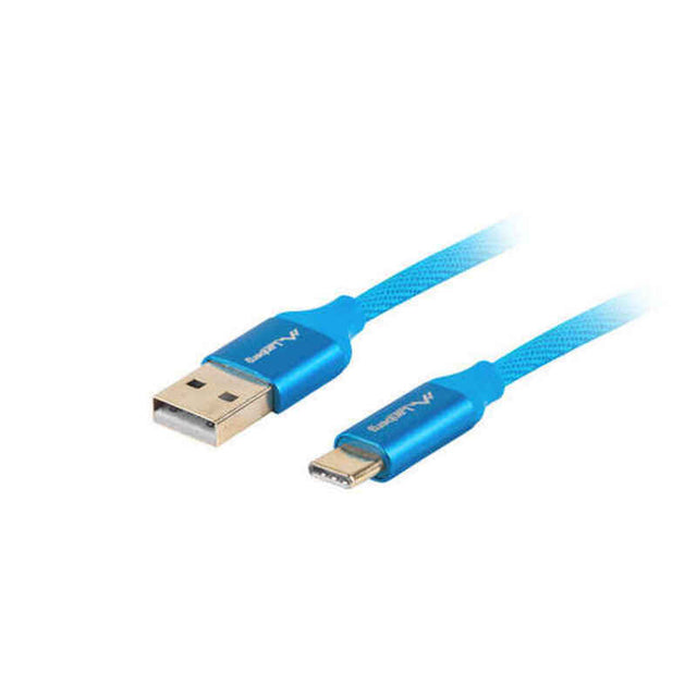 USB-A-auf-USB-C-Kabel Lanberg Quick Charge 3.0 Blau