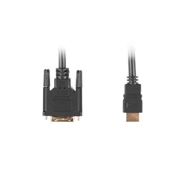 Cable HDMI a DVI Lanberg Macho/Macho Negro