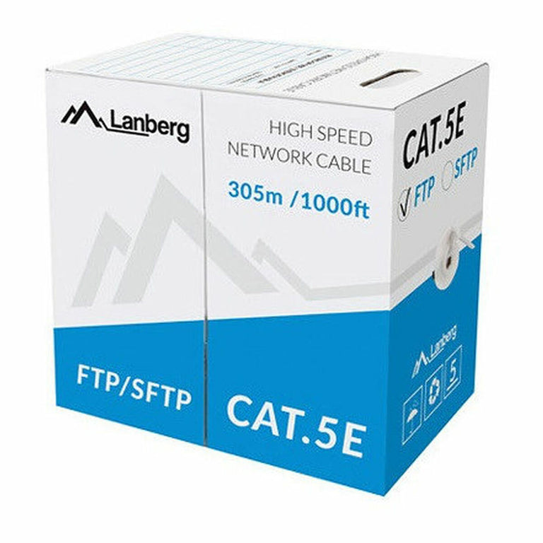 Cable Ethernet LAN Lanberg Gris 305 m