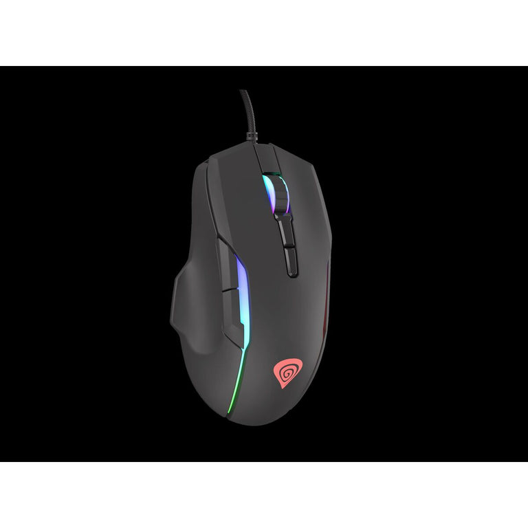 Gaming-Maus Genesis Xenon 220 RGB 6400 DPI Schwarz