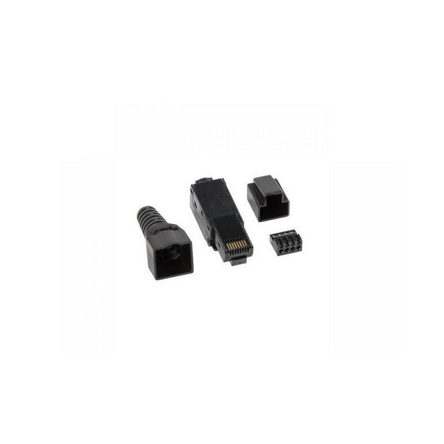 Conector 8P8C LAN CAT6 Lanberg Negro