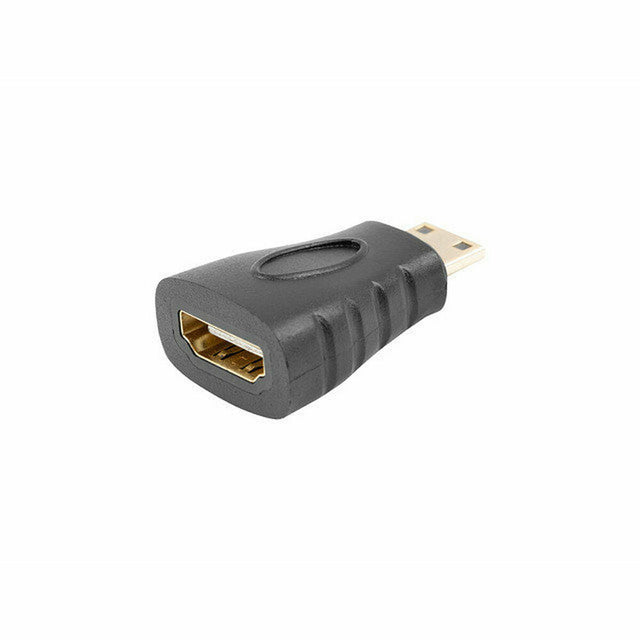 Lanberg AD-0037-BK Mini-HDMI-zu-HDMI-Adapter Schwarz