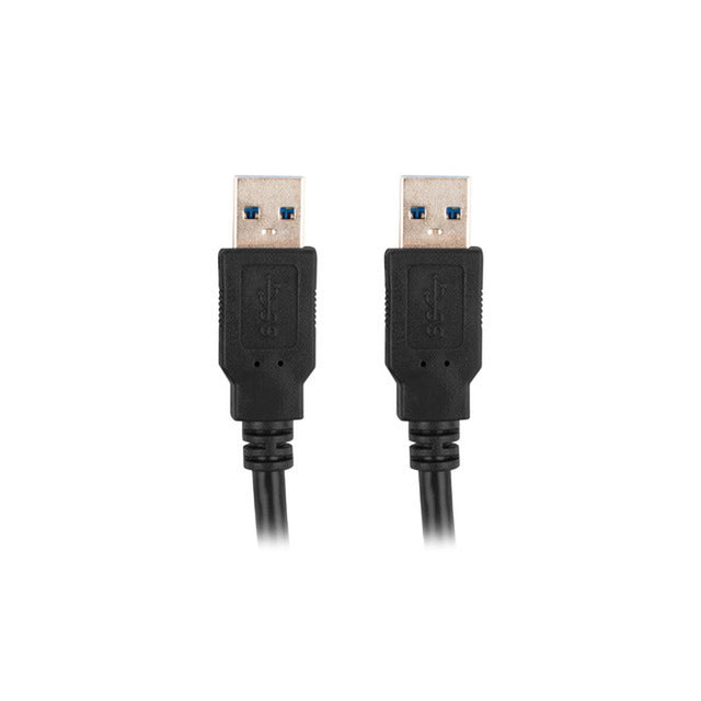 Cable USB Lanberg CA-USBA-30CU-0010-BK 1 m