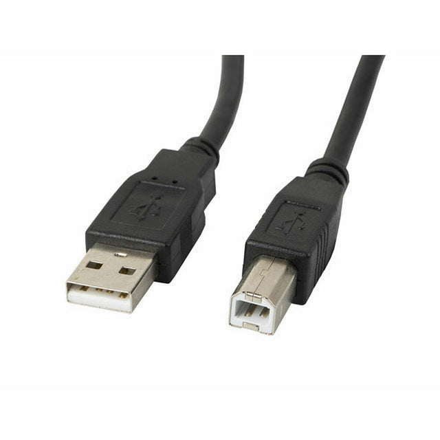 USB-A-auf-USB-B-Kabel Lanberg CA-USBA-10CC-0005-BK Schwarz 0,5 m