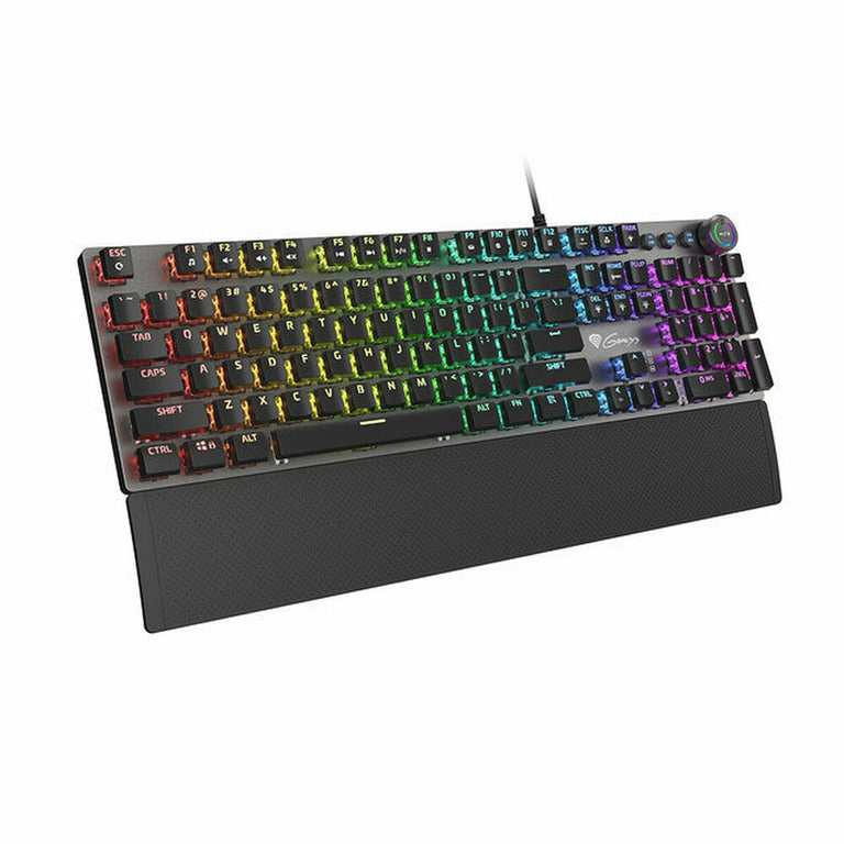 Gaming-Tastatur Genesis THOR 380 Schwarz LED RGB