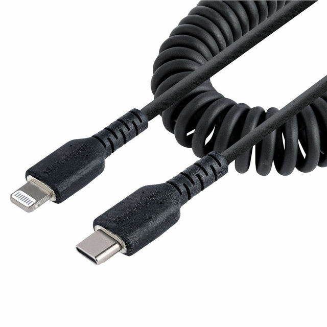 Cable USB a Lightning Startech RUSB2CLT1MBC Negro 1 m