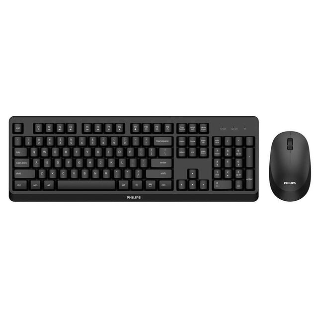 Teclado y Ratón Inalámbrico Philips SPT6307BL/16 Qwerty Español