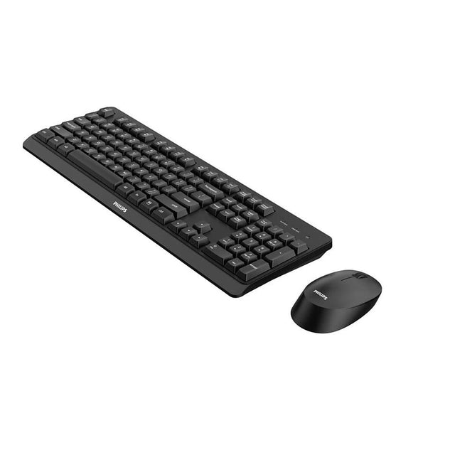 Teclado y Ratón Inalámbrico Philips SPT6307BL/16 Qwerty Español