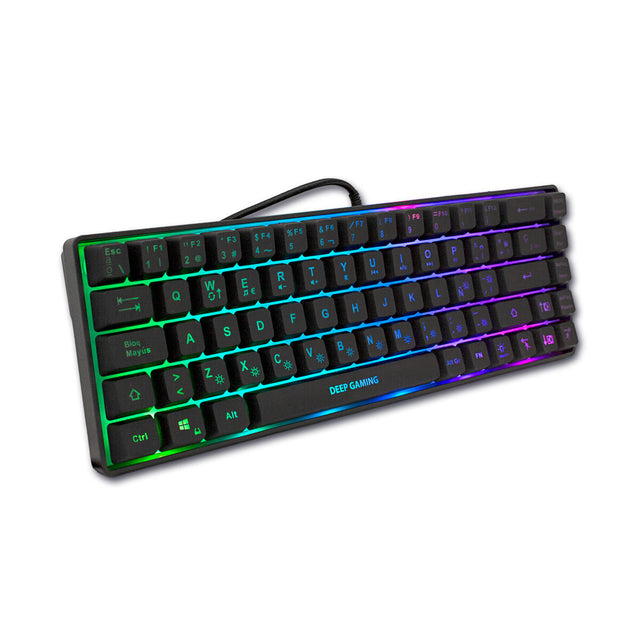 CoolBox DG-TEC65-RGB Qwerty spanische Tastatur