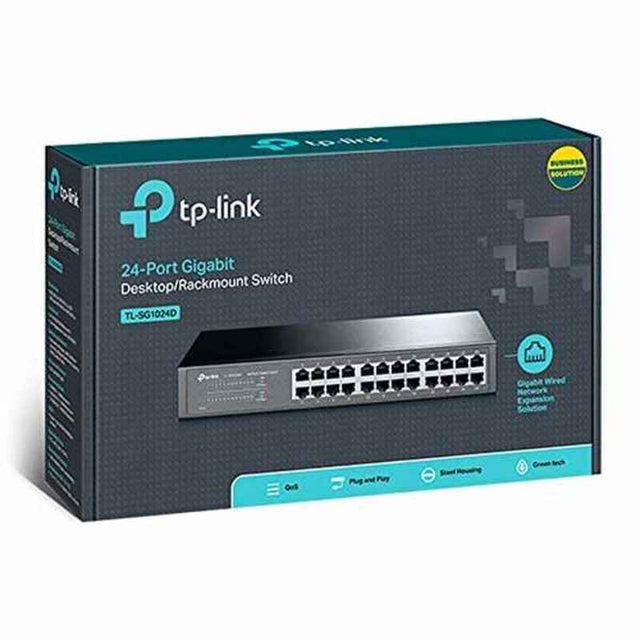 TP-Link TL-SG1024D(UK) 24P-Gigabit-Schrank-Switch