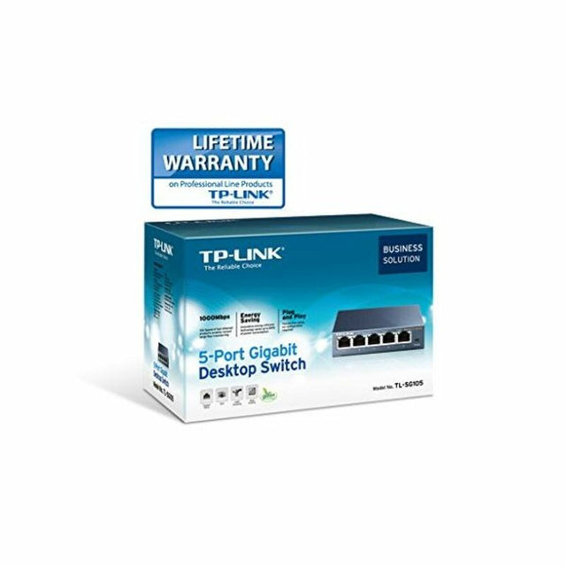 Desktop-Switch TP-Link TL-SG105 5P Gigabit Auto MDIX Metall