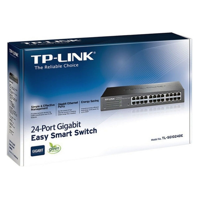 Desktop-Switch TP-Link TL-SG1024DE LAN 100/1000 48 Gbit/s Schwarz