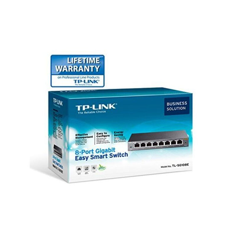 Switch de Sobremesa TP-Link Easy Smart TL-SG108E 8P Gigabit