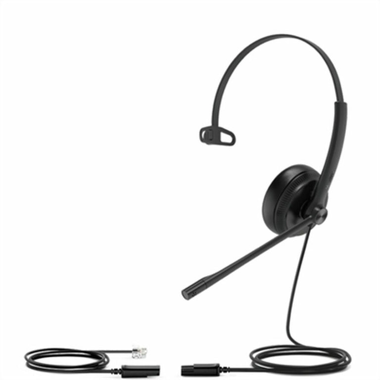 Auriculares con Micrófono Yealink YHS34 Lite Mono Negro