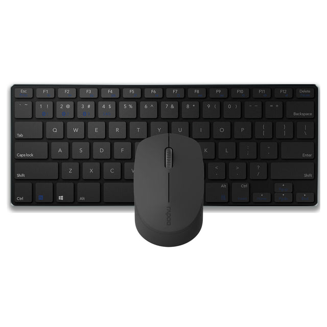 Teclado y Ratón Inalámbrico Rapoo 00192077 Negro