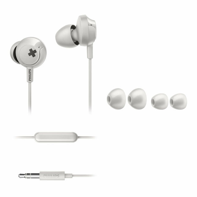 Auriculares con Micrófono Philips SHE4305WT/00 Blanco