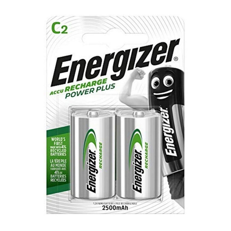 Pilas Recargables Energizer ENRC2500P2 C HR14 2500 mAh