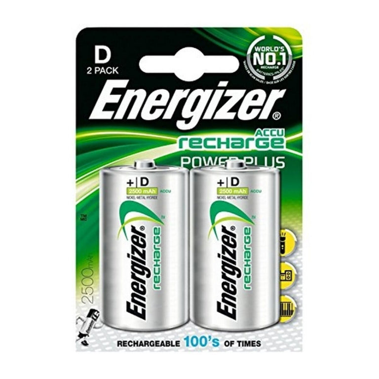 Pilas Recargables Energizer ENRD2500P2 HR20 D2 2500 mAh