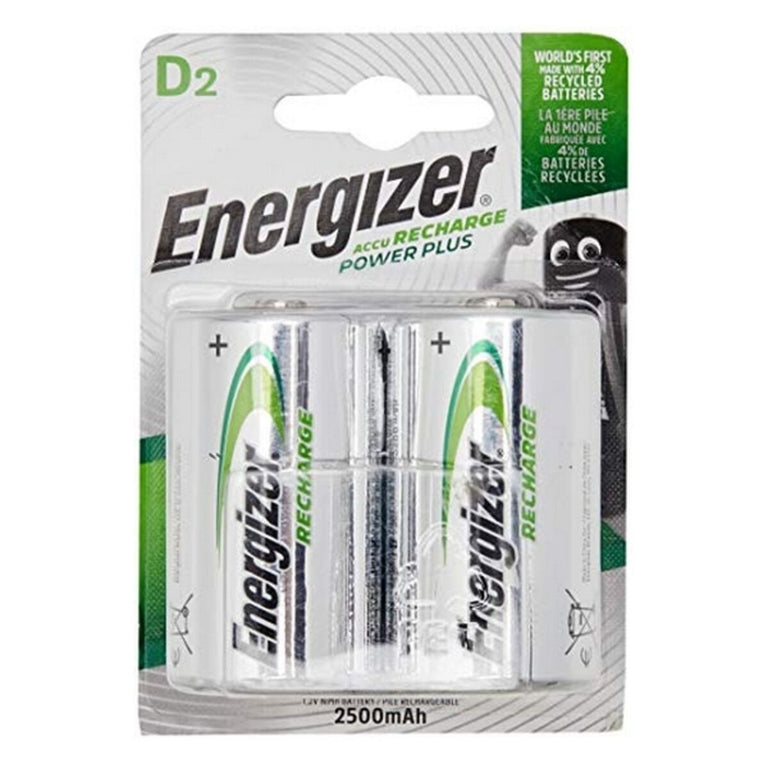 Pilas Recargables Energizer ENRD2500P2 HR20 D2 2500 mAh