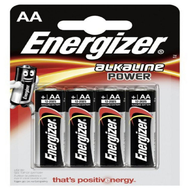 Pilas Alcalinas Energizer E300132900 AA LR6 4 Unidades