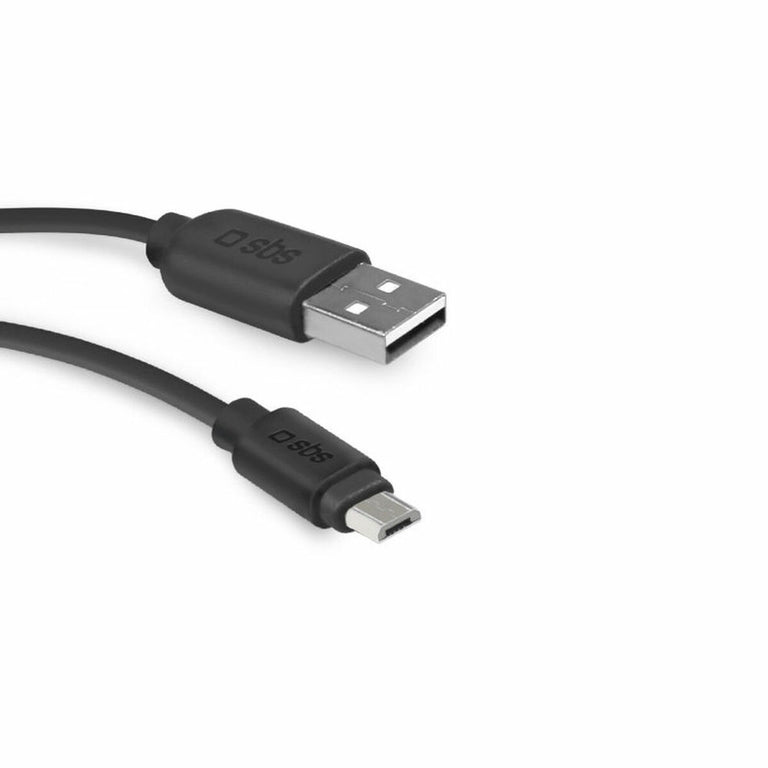 USB-zu-Micro-USB-SBS-Kabel TECABLEMICRO2K (2 m) Schwarz