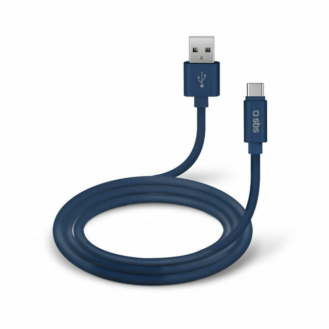 USB A 2.0 auf USB C SBS-Kabel TECABLPOLOTYPECB Blau