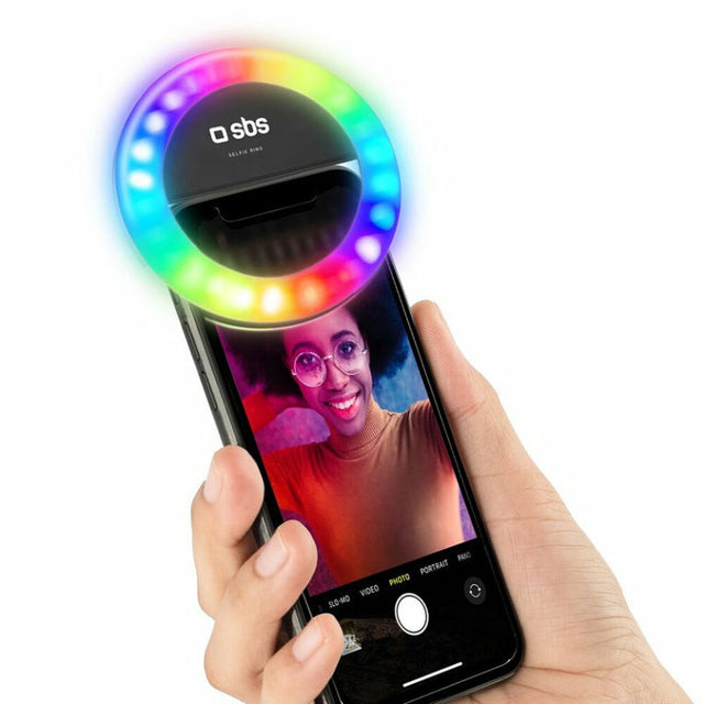 Ringlicht für Selfie SBS TESELFIERINGRGBMINI