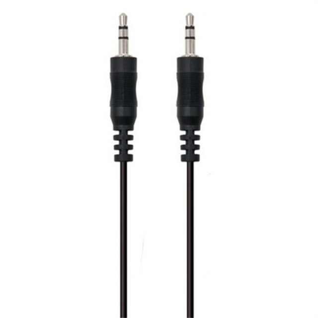 Cable Audio Jack (3,5 mm) Ewent Negro