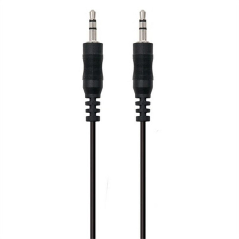 Audio-Klinkenkabel (3,5 mm) Ewent Schwarz