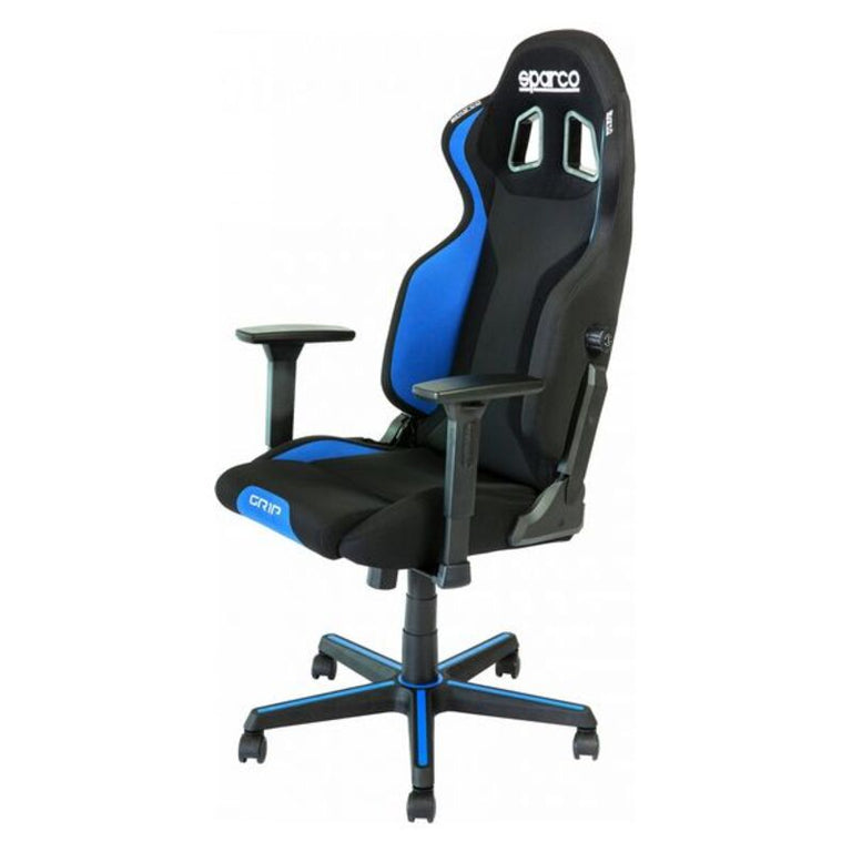 Gaming-Stuhl Sparco S00989NRAZ Grip 150º Schwarz/Blau