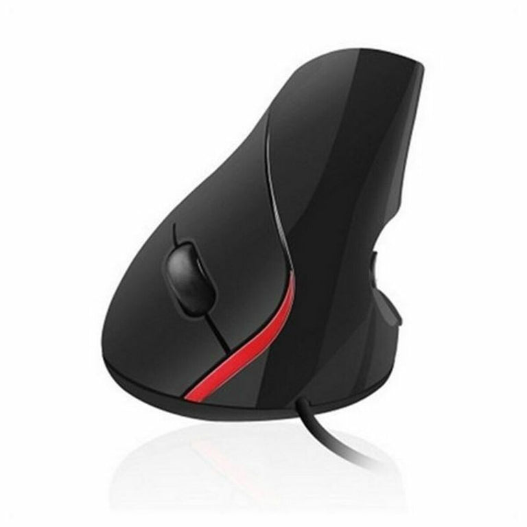 Ratón Ergonómico Óptico Ewent EW3156 1000 dpi USB Negro