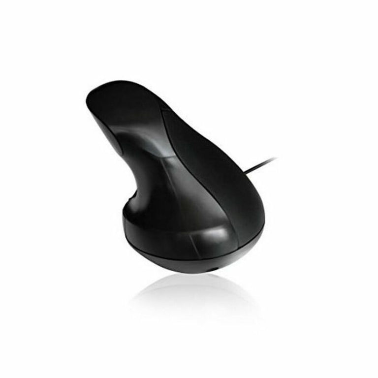 Ratón Ergonómico Óptico Ewent EW3156 1000 dpi USB Negro