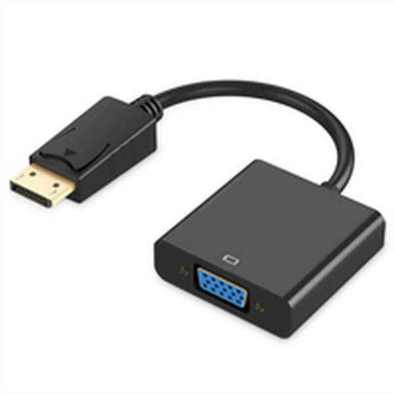 Ewent EC1454 DisplayPort-zu-VGA-Adapter Schwarz