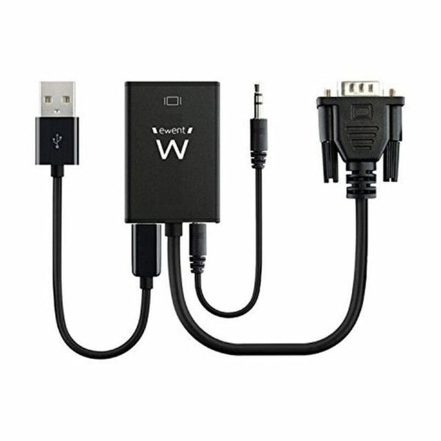 Adaptador VGA a HDMI con Audio Ewent EW9866