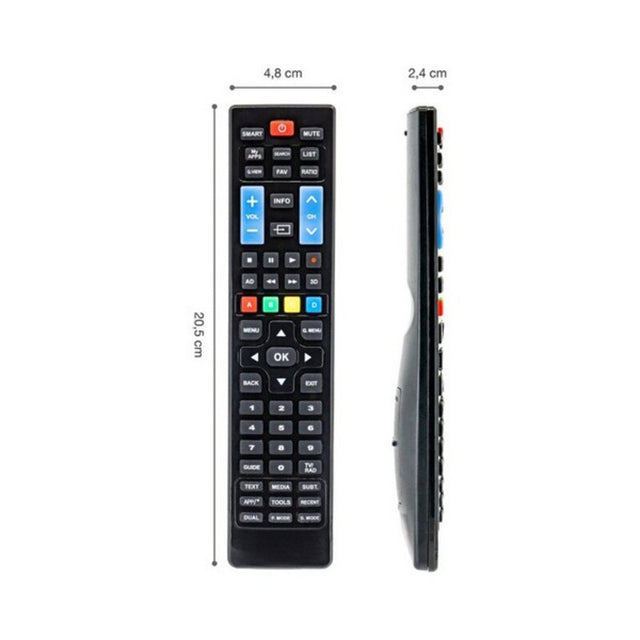 <transcy>Télécommande pour Smart TV Ewent EW1575 Noir</transcy>