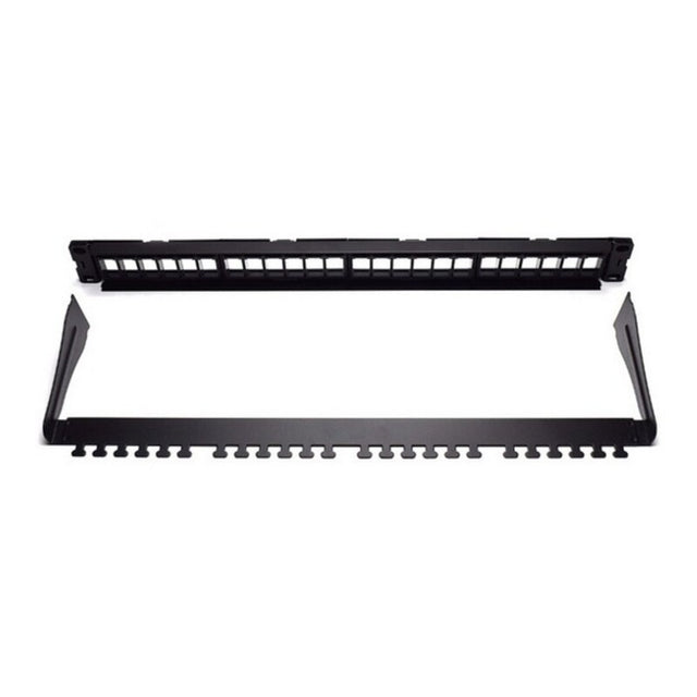 Patch Panel 24 Puertos UTP Categoría 5e/6/6e WP WPC-PAN-BUP24 Negro