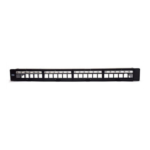 Patch Panel 24 Puertos UTP Categoría 5e/6/6e WP WPC-PAN-BUP24 Negro