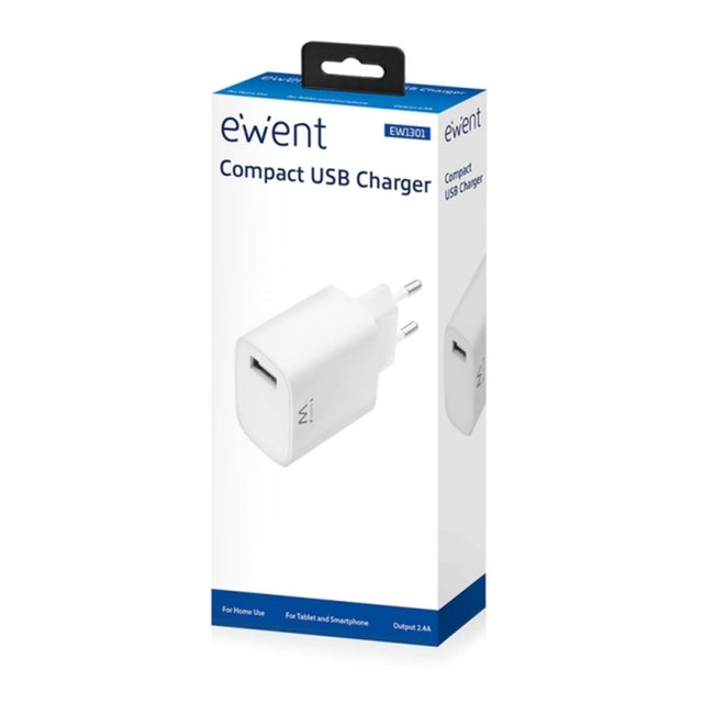 Cargador de Pared Ewent EW1301 12W Blanco